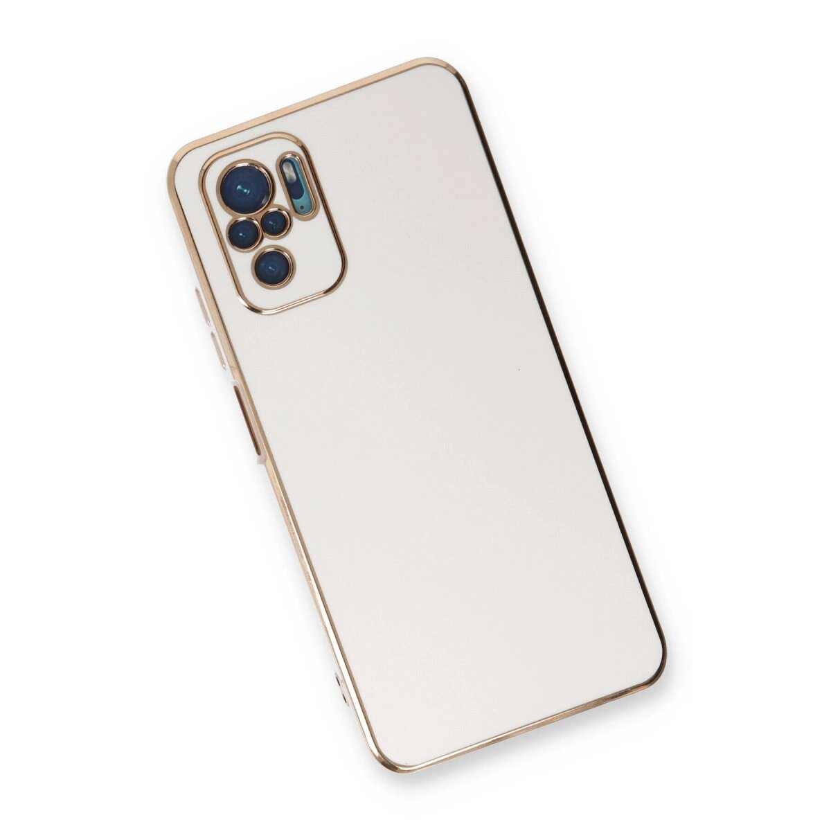 Xiaomi Redmi Note 10 Kılıf Volet Silikon - Beyaz Xiaomi Redmi Note 10 Kılıf Volet Silikon - Beyaz