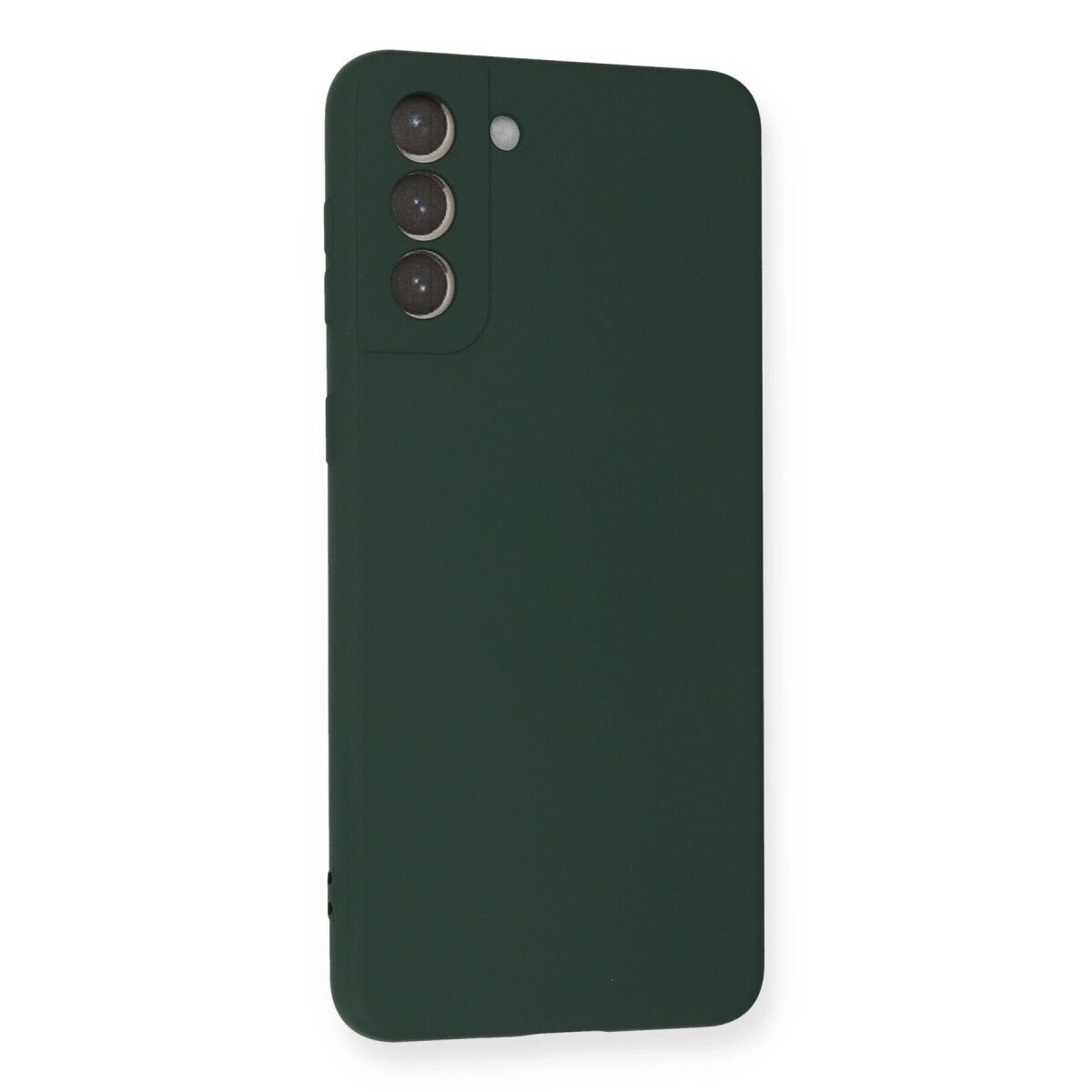 Samsung Galaxy S21 Plus Kılıf Nano İçi Kadife Silikon - Koyu Yeşil Samsung Galaxy S21 Plus Kılıf Nano İçi Kadife Silikon - Koyu Yeşil