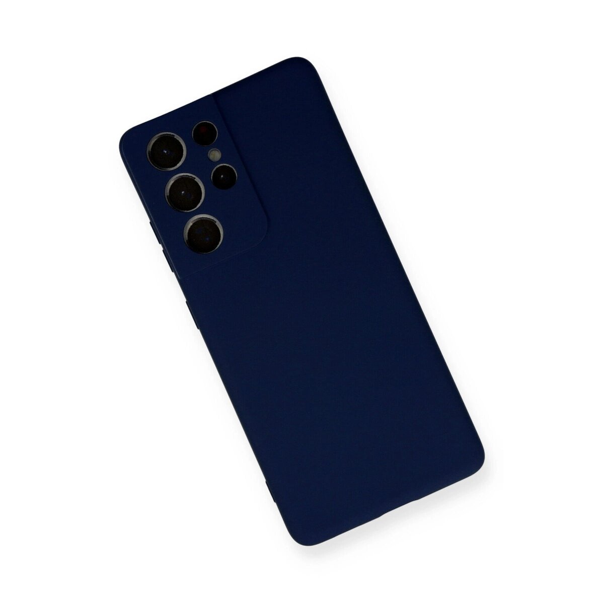 Samsung Galaxy S21 Ultra Kılıf Nano İçi Kadife Silikon - Lacivert Samsung Galaxy S21 Ultra Kılıf Nano İçi Kadife Silikon - Lacivert