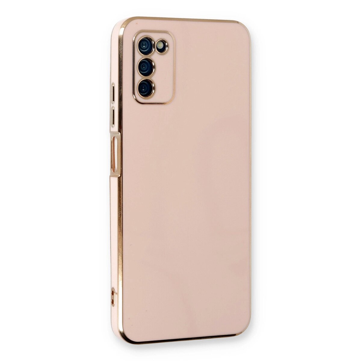Samsung Galaxy A03s Kılıf Volet Silikon - Pembe Samsung Galaxy A03s Kılıf Volet Silikon - Pembe