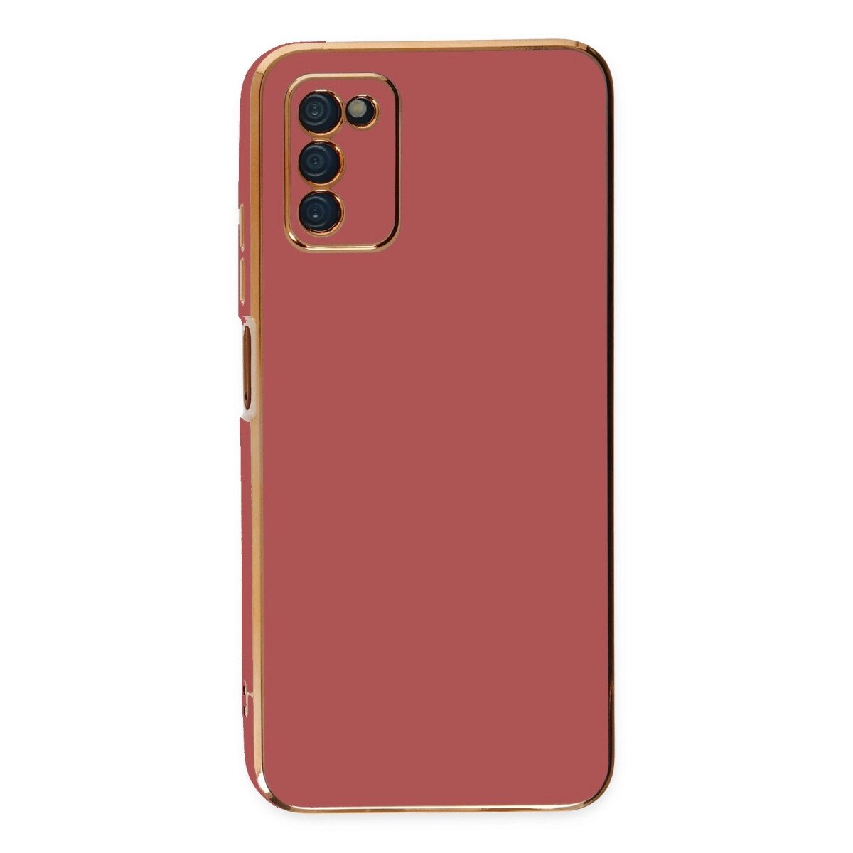 Samsung Galaxy A03s Kılıf Volet Silikon - Kırmızı Samsung Galaxy A03s Kılıf Volet Silikon - Kırmızı