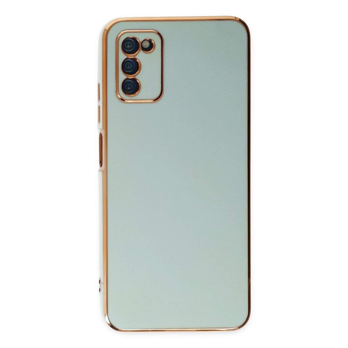 Samsung Galaxy A03s Kılıf Volet Silikon - Açık Yeşil Samsung Galaxy A03s Kılıf Volet Silikon - Açık Yeşil