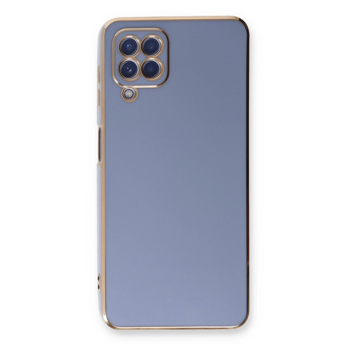Samsung Galaxy A22 Kılıf Volet Silikon - Mavi Samsung Galaxy A22 Kılıf Volet Silikon - Mavi