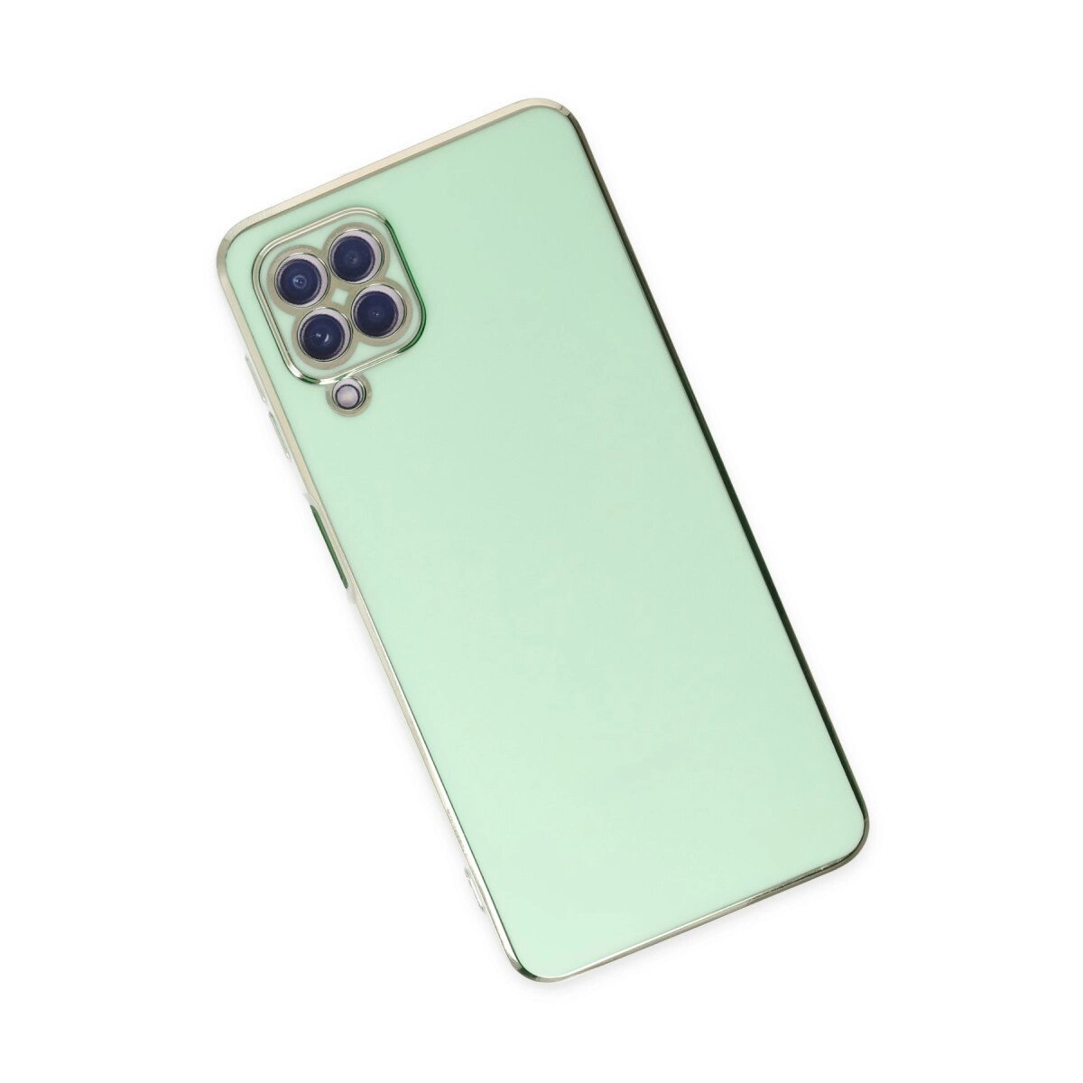 Samsung Galaxy A22 Kılıf Volet Silikon - Açık Yeşil Samsung Galaxy A22 Kılıf Volet Silikon - Açık Yeşil