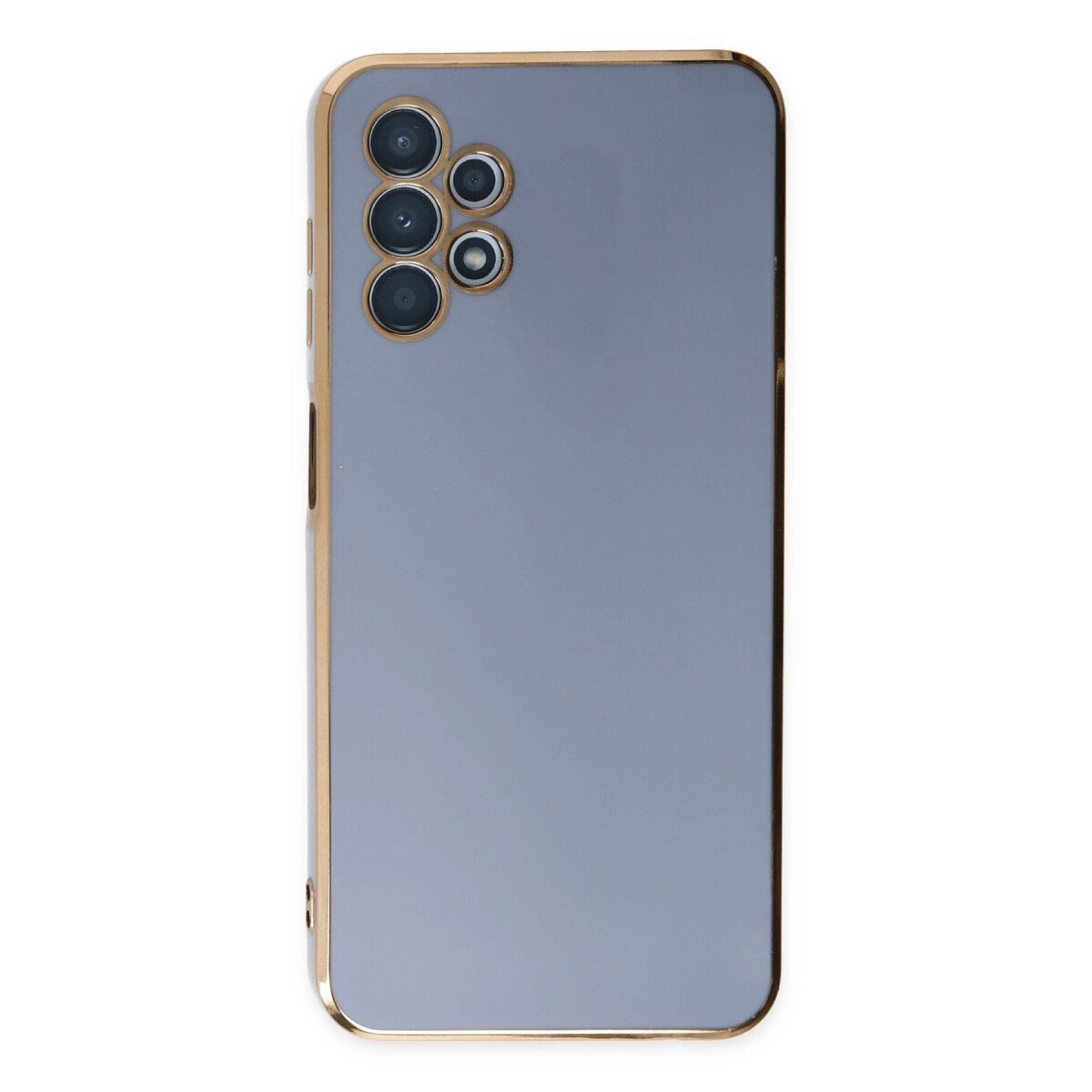 Samsung Galaxy A13 4g Kılıf Volet Silikon - Mavi