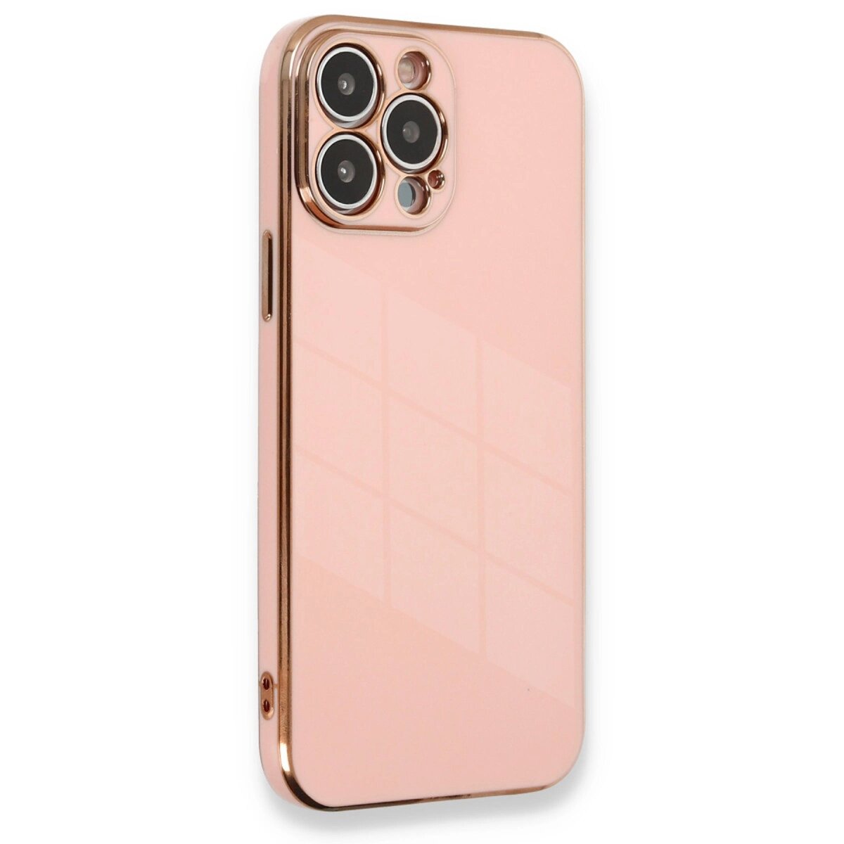 İphone 13 Pro Max Kılıf Volet Silikon - Pembe İphone 13 Pro Max Kılıf Volet Silikon - Pembe