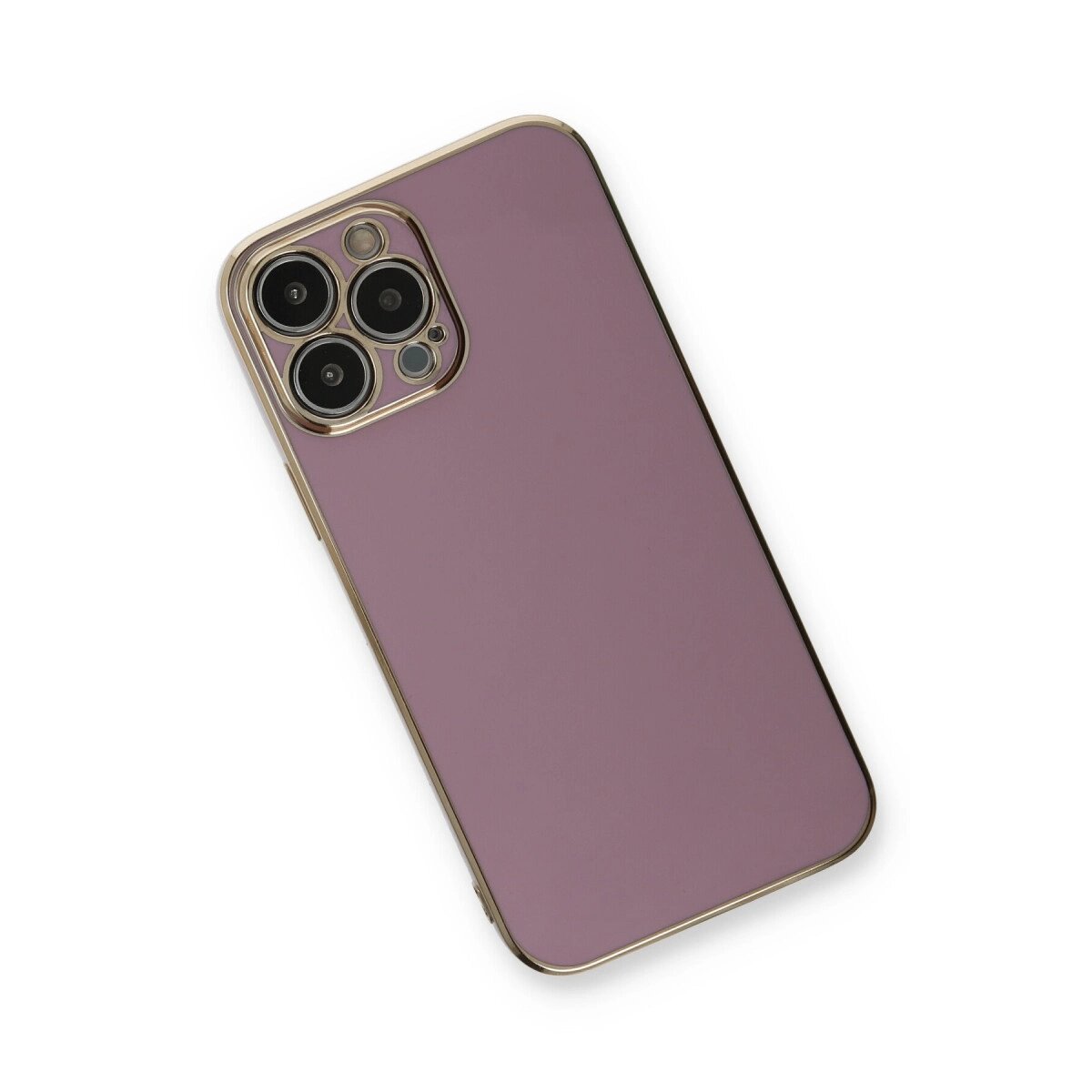 İphone 13 Pro Max Kılıf Volet Silikon - Mor İphone 13 Pro Max Kılıf Volet Silikon - Mor