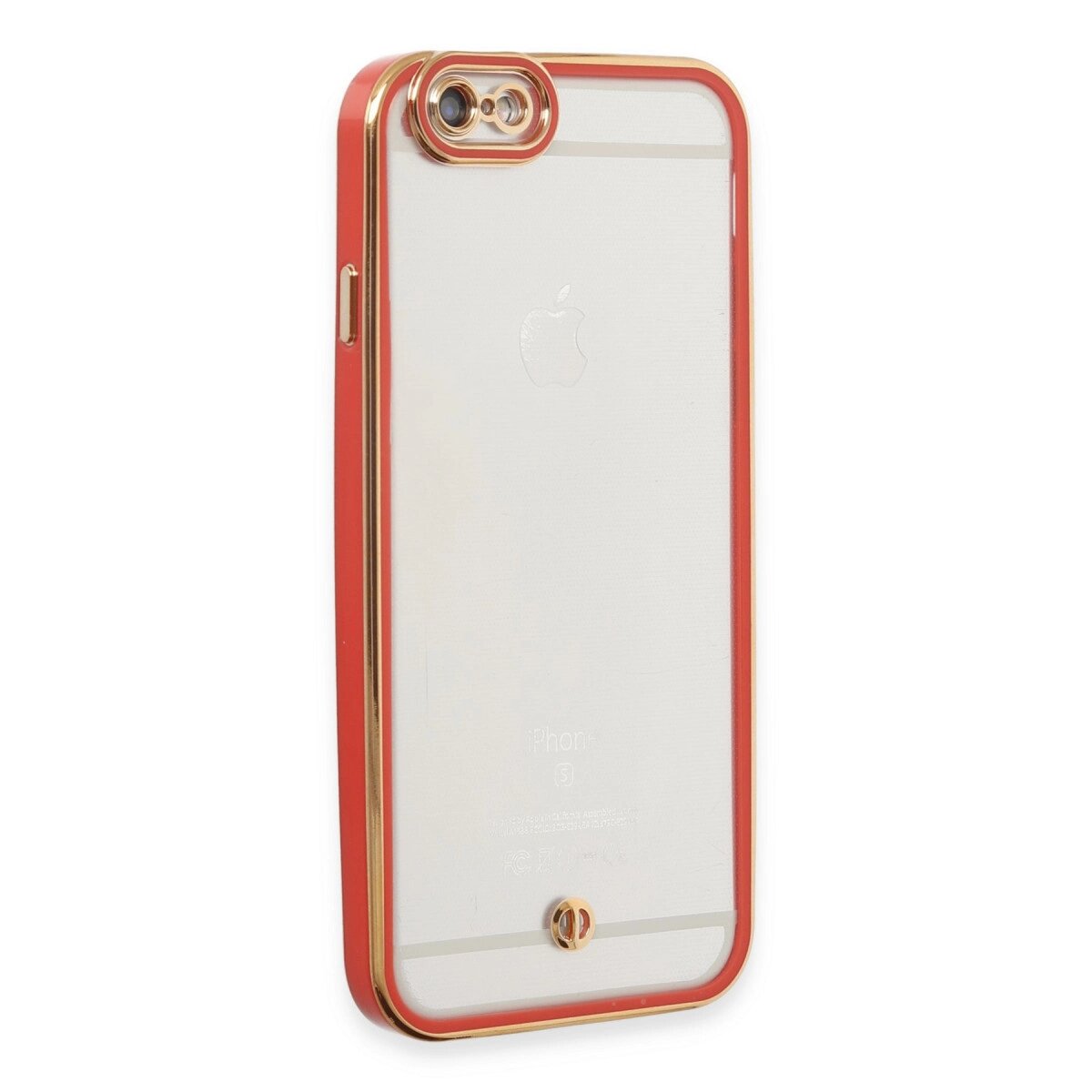 İphone 6 Kılıf Liva Lens Silikon - Kırmızı İphone 6 Kılıf Liva Lens Silikon - Kırmızı