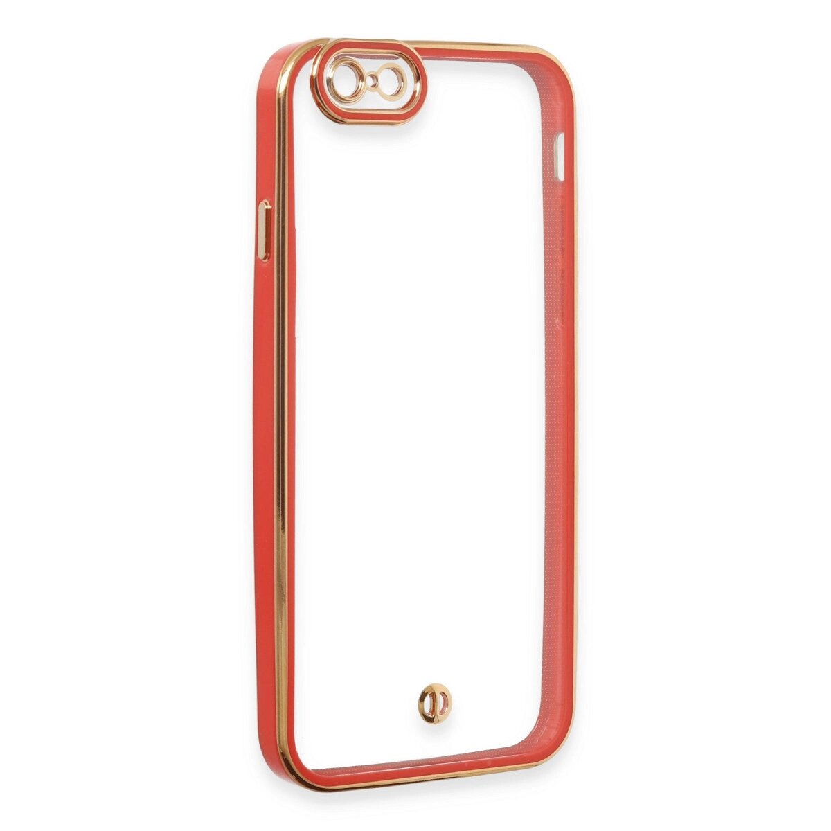 İphone 6 Kılıf Liva Lens Silikon - Kırmızı İphone 6 Kılıf Liva Lens Silikon - Kırmızı