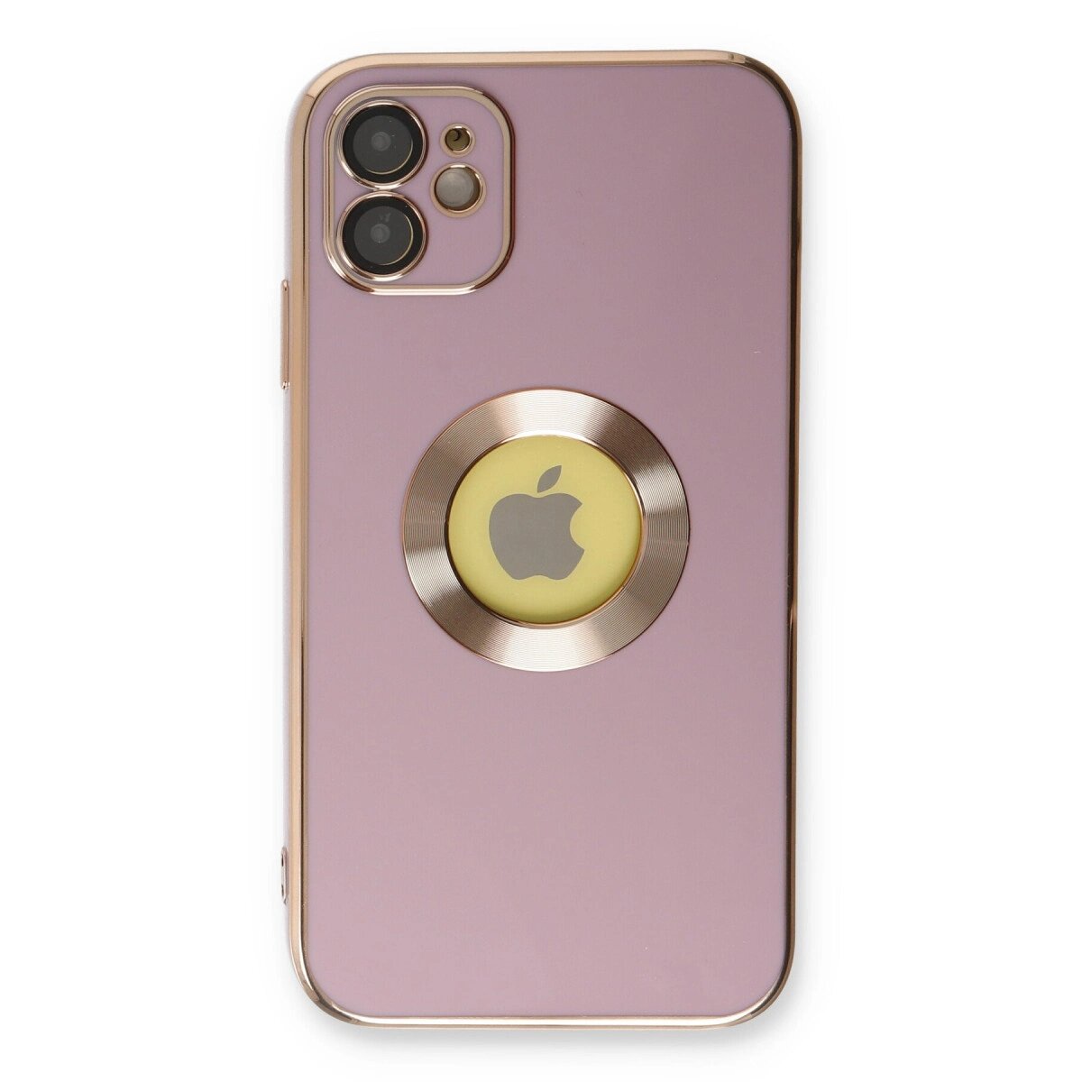İphone 12 Kılıf Store Silikon - Mor İphone 12 Kılıf Store Silikon - Mor