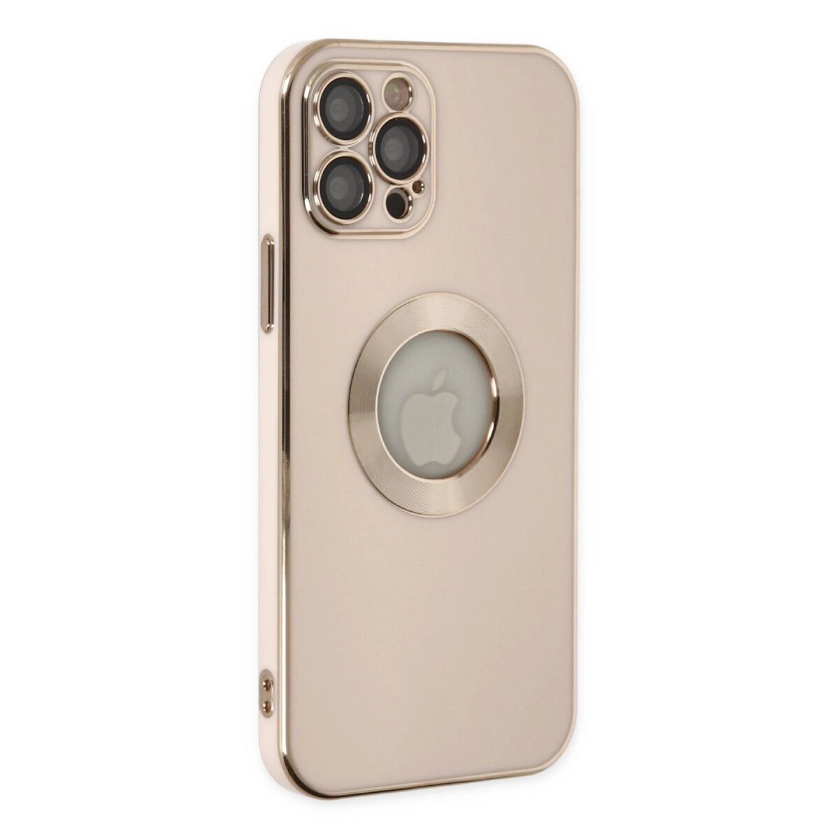 İphone 12 Pro Kılıf Store Silikon - Pembe