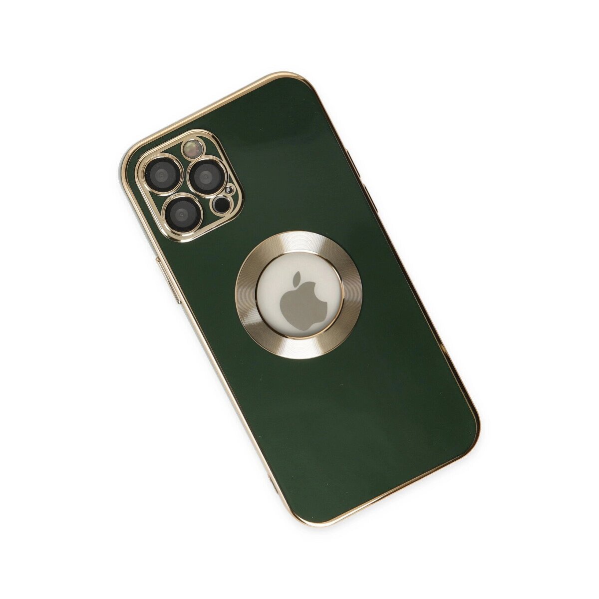 İphone 12 Pro Max Kılıf Store Silikon - Yeşil