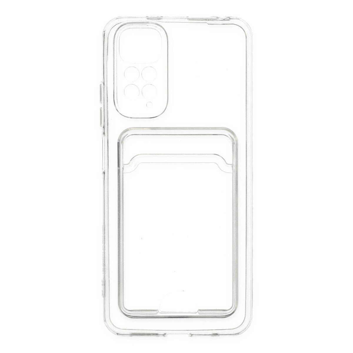 Xiaomi Redmi Note 11 Kılıf Kart Şeffaf Silikon - Şeffaf Xiaomi Redmi Note 11 Kılıf Kart Şeffaf Silikon - Şeffaf
