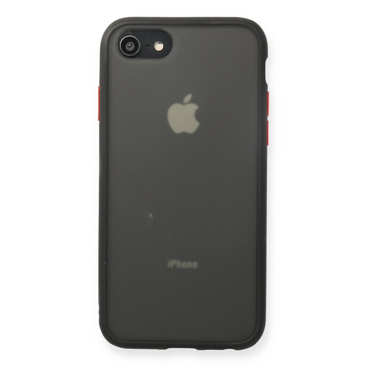 Apple İphone 7 Kılıf Montreal Silikon Kapak - Siyah Apple İphone 7 Kılıf Montreal Silikon Kapak - Siyah