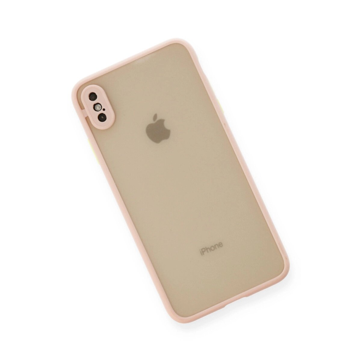 İphone X Kılıf Montreal Silikon Kapak - Pembe İphone X Kılıf Montreal Silikon Kapak - Pembe