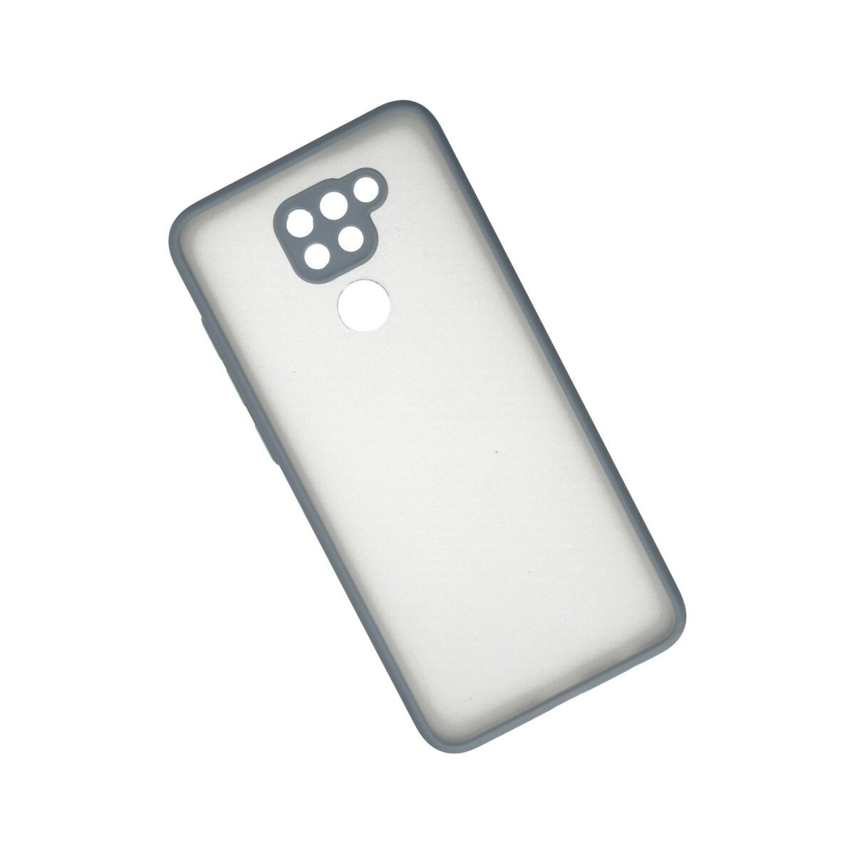 Xiaomi Redmi Note 9 Kılıf Montreal Silikon Kapak - Gri Xiaomi Redmi Note 9 Kılıf Montreal Silikon Kapak - Gri