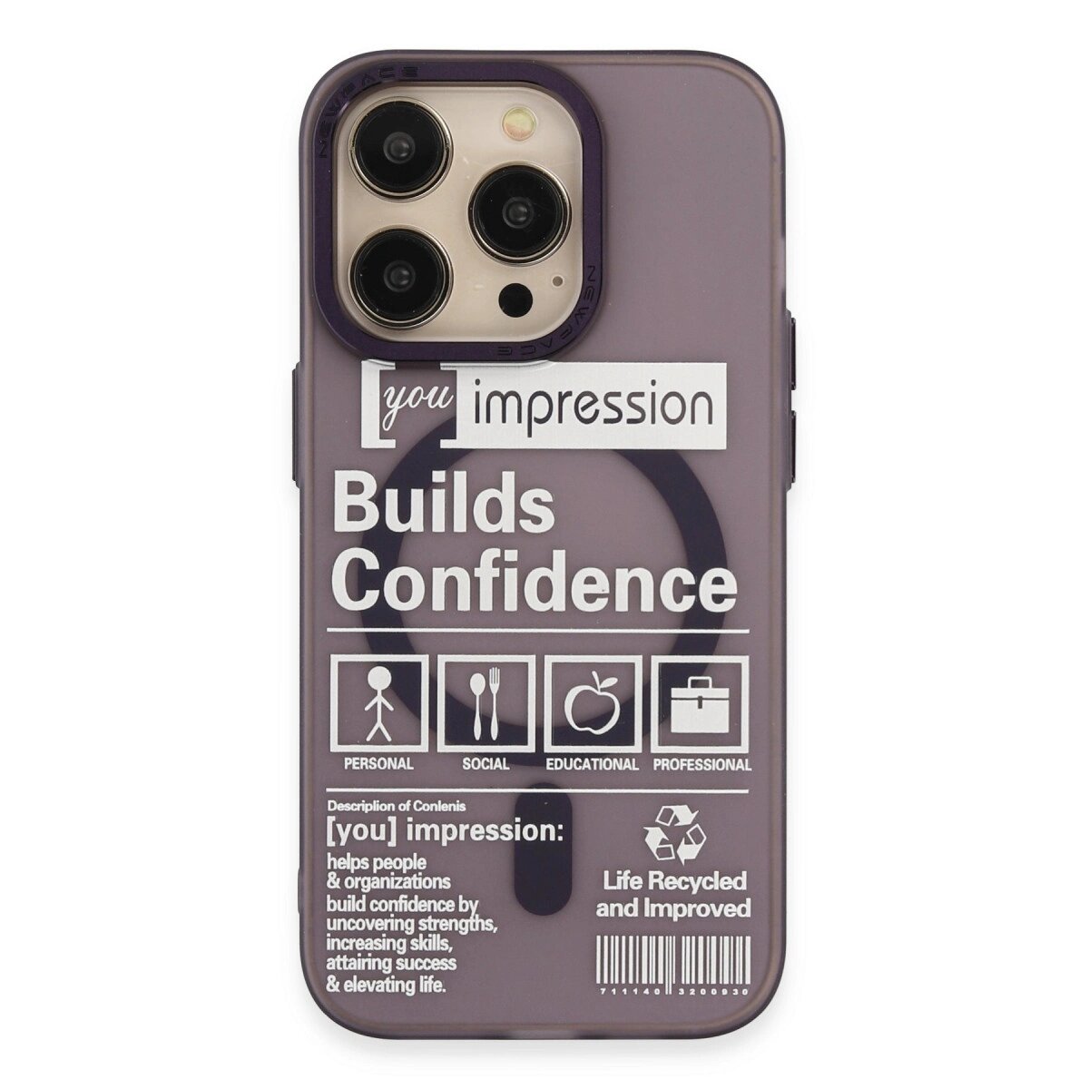 İphone 14 Pro Kılıf Apollo Magneticsafe Desenli Kapak - Apollo Mor - 6 İphone 14 Pro Kılıf Apollo Magneticsafe Desenli Kapak - Apollo Mor - 6
