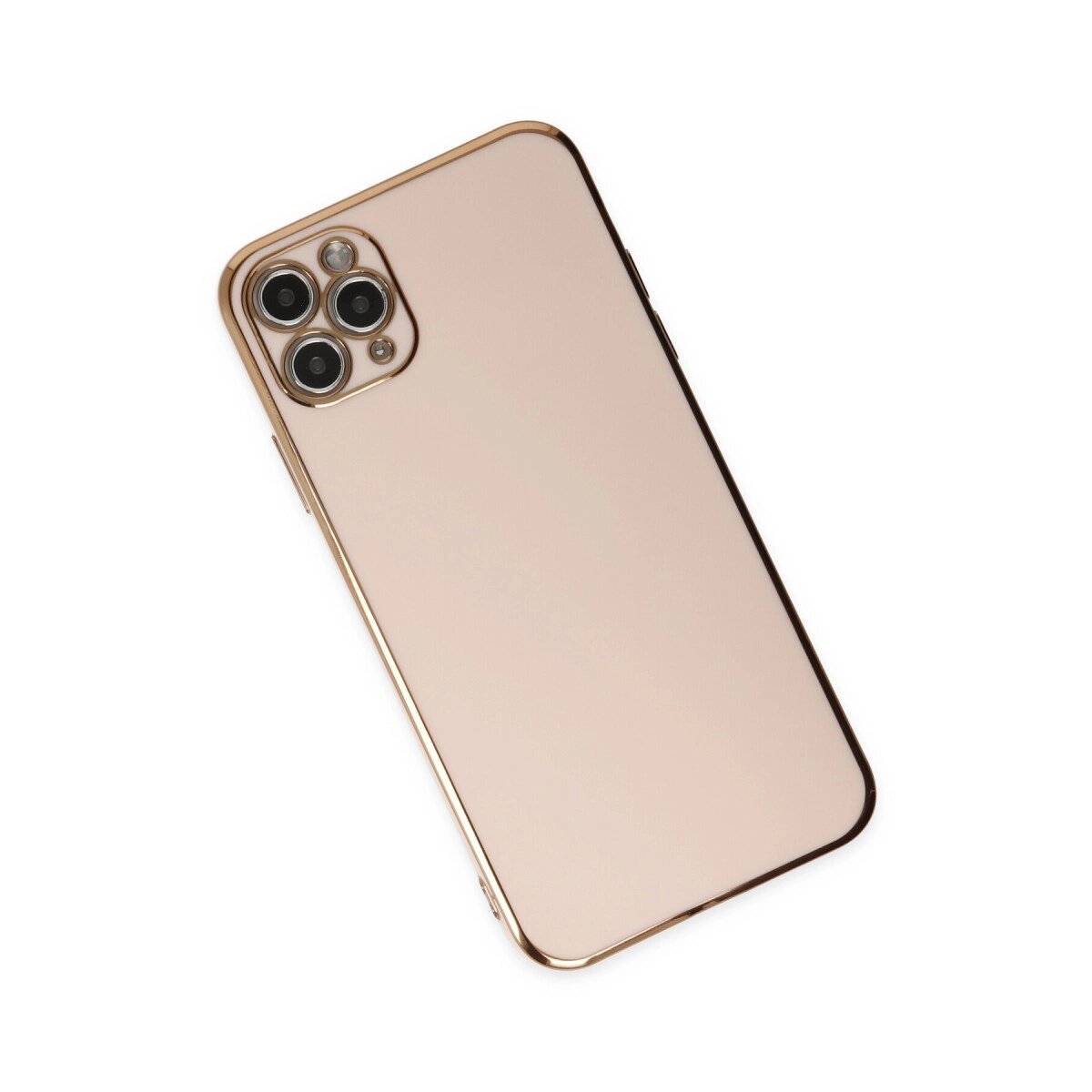 İphone 11 Pro Max Kılıf Volet Silikon - Pembe