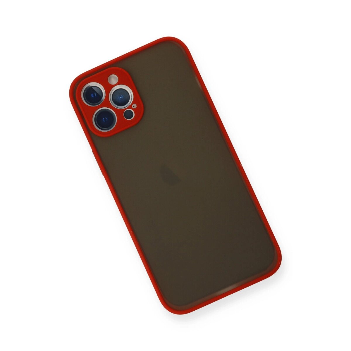 İphone 12 Pro Kılıf Montreal Silikon Kapak - Kırmızı İphone 12 Pro Kılıf Montreal Silikon Kapak - Kırmızı