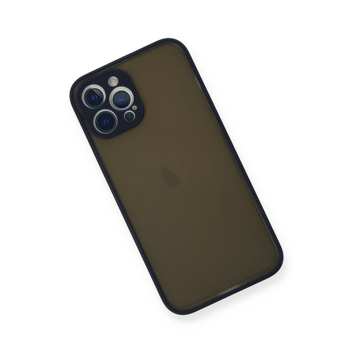 İphone 12 Pro Kılıf Montreal Silikon Kapak - Lacivert İphone 12 Pro Kılıf Montreal Silikon Kapak - Lacivert