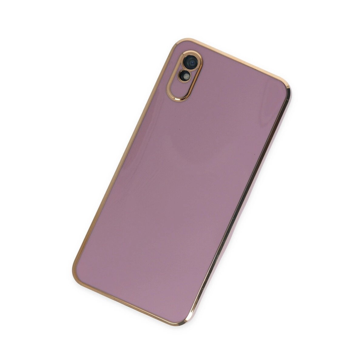 Xiaomi Redmi 9a Kılıf Volet Silikon - Mor Xiaomi Redmi 9a Kılıf Volet Silikon - Mor