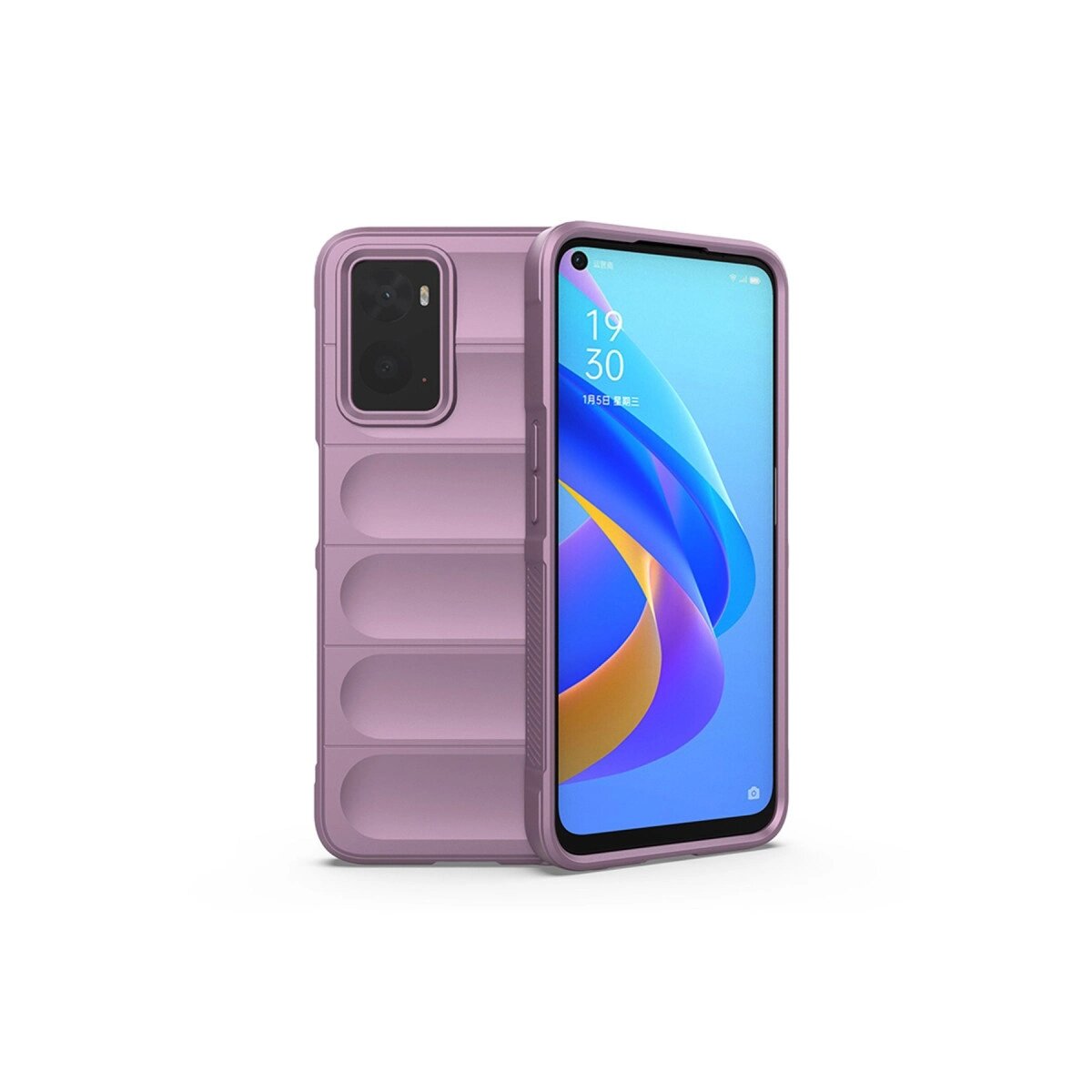 Realme 9i 4g Kılıf Optimum Silikon - Mor Realme 9i 4g Kılıf Optimum Silikon - Mor