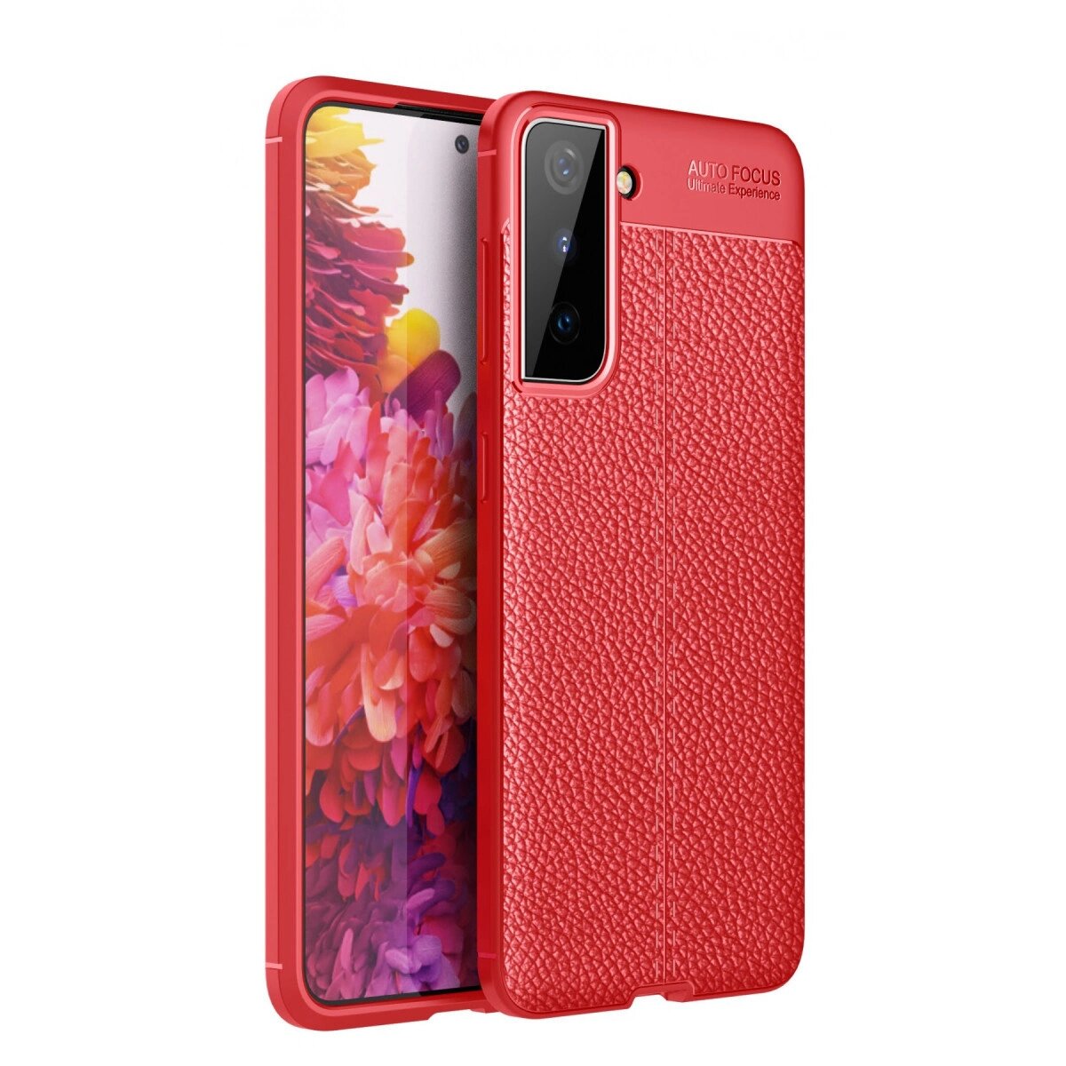 Samsung Galaxy S21 Plus Kılıf Auto Focus Kapak - Kırmızı Samsung Galaxy S21 Plus Kılıf Auto Focus Kapak - Kırmızı