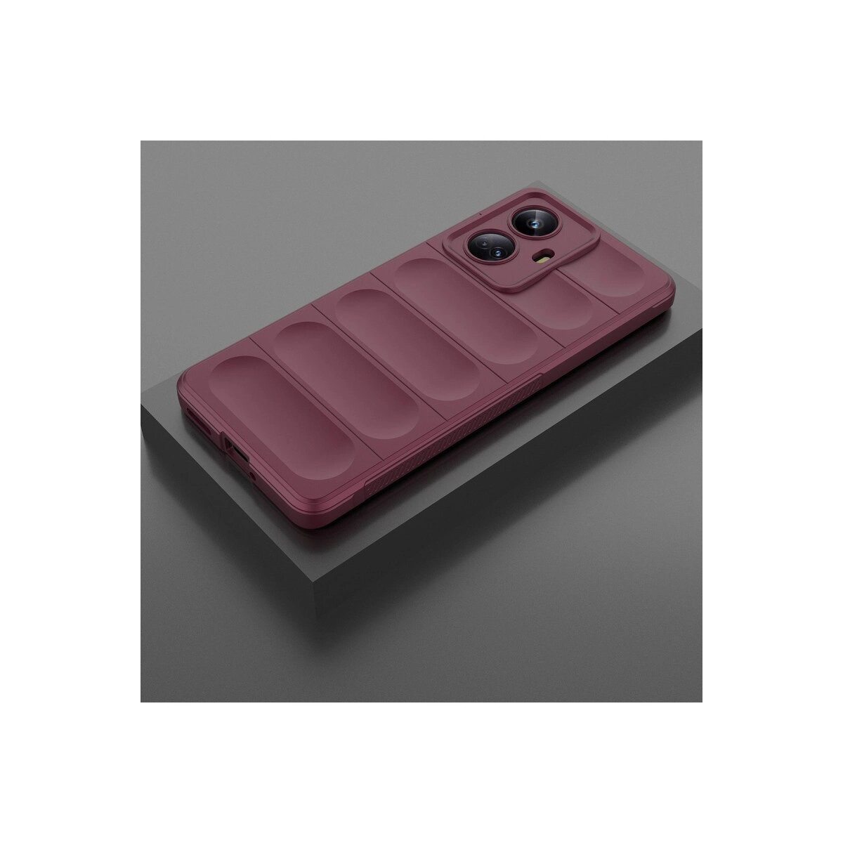 Realme 10 Pro 5g Kılıf Optimum Silikon - Bordo Realme 10 Pro 5g Kılıf Optimum Silikon - Bordo