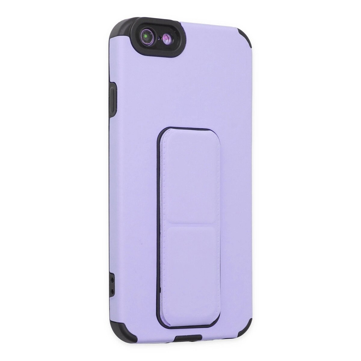 İphone 6 Kılıf Mega Standlı Silikon - Lila İphone 6 Kılıf Mega Standlı Silikon - Lila