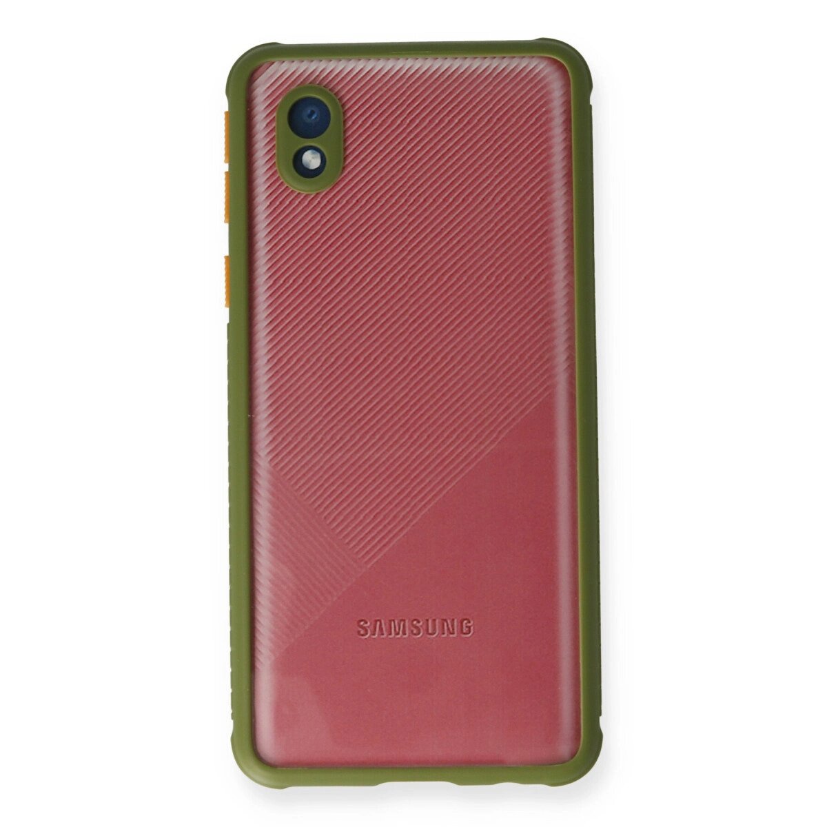 Samsung Galaxy A01 Core Kılıf Miami Şeffaf Silikon - Yeşil Samsung Galaxy A01 Core Kılıf Miami Şeffaf Silikon - Yeşil