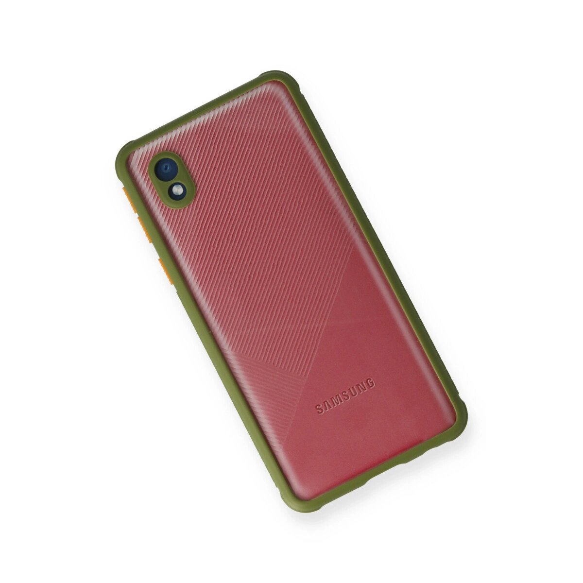 Samsung Galaxy A01 Core Kılıf Miami Şeffaf Silikon - Yeşil Samsung Galaxy A01 Core Kılıf Miami Şeffaf Silikon - Yeşil