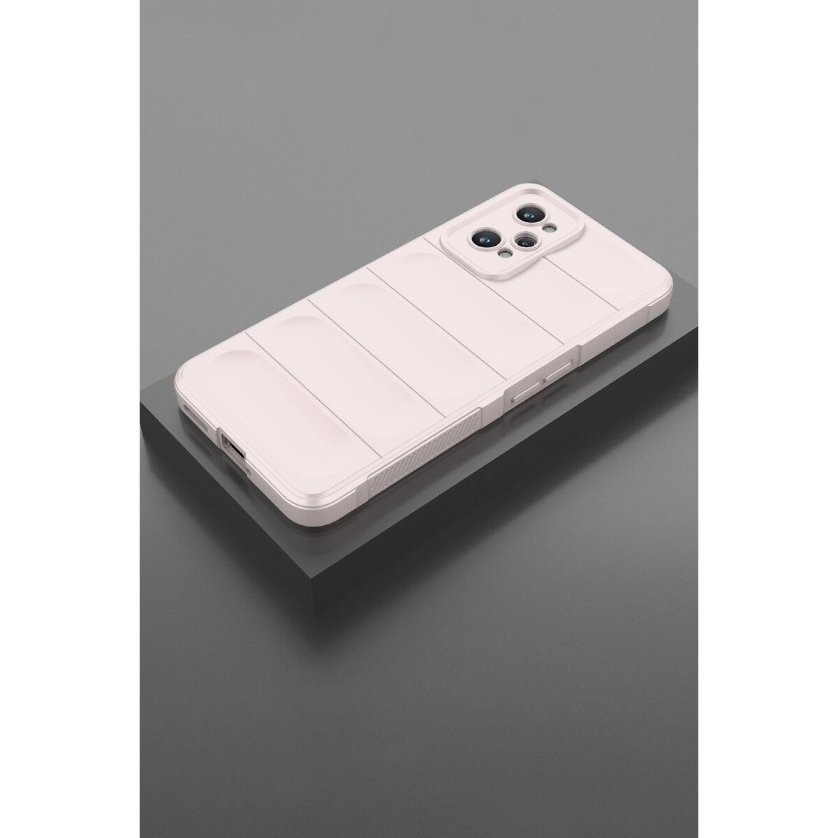 Realme Gt2 5g Kılıf Optimum Silikon - Krem Realme Gt2 5g Kılıf Optimum Silikon - Krem
