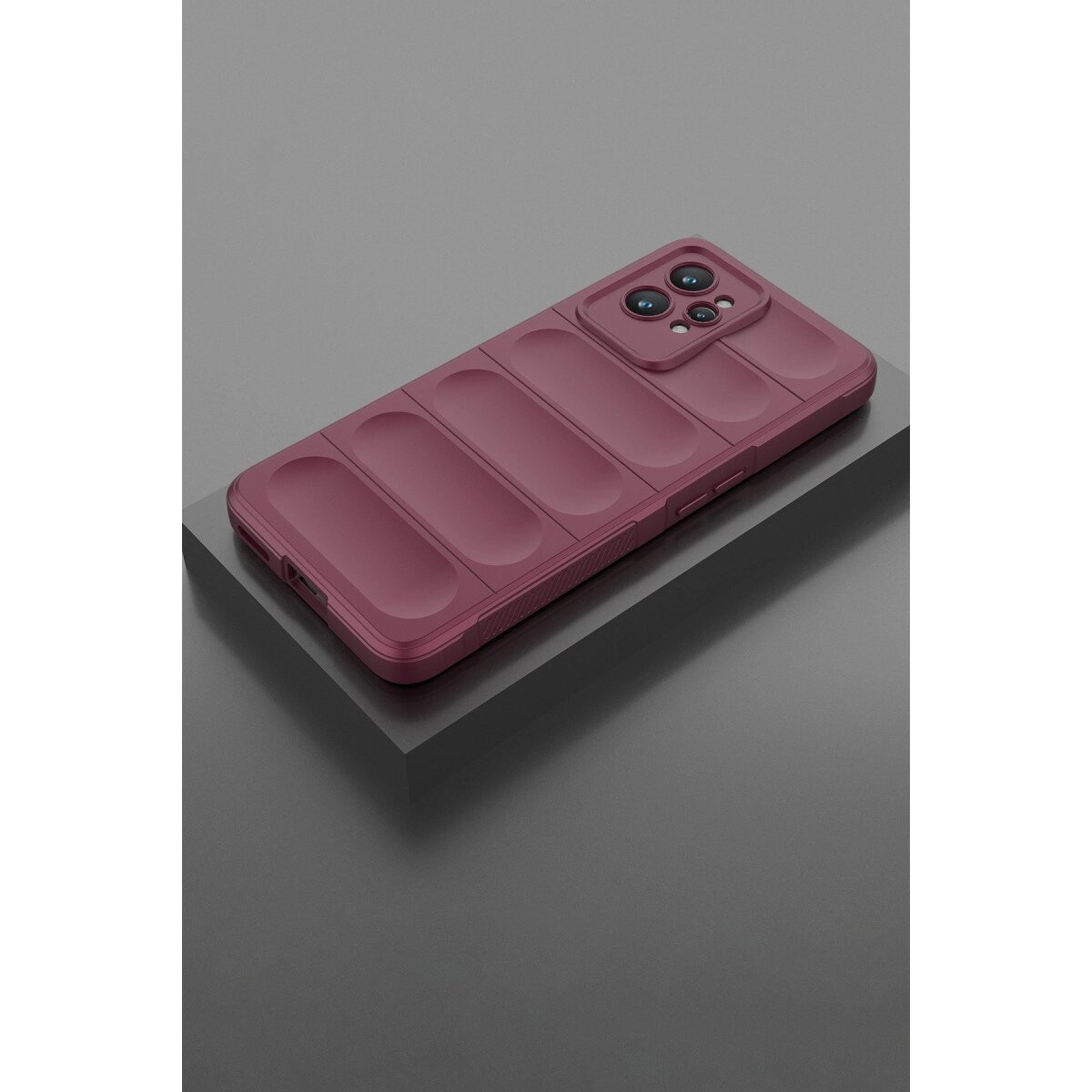 Realme Gt2 Pro 5g Kılıf Optimum Silikon - Bordo Realme Gt2 Pro 5g Kılıf Optimum Silikon - Bordo