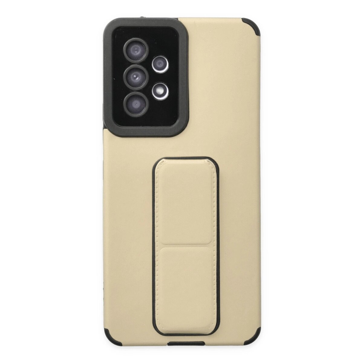 Samsung Galaxy A53 5g Kılıf Mega Standlı Silikon - Gold Samsung Galaxy A53 5g Kılıf Mega Standlı Silikon - Gold