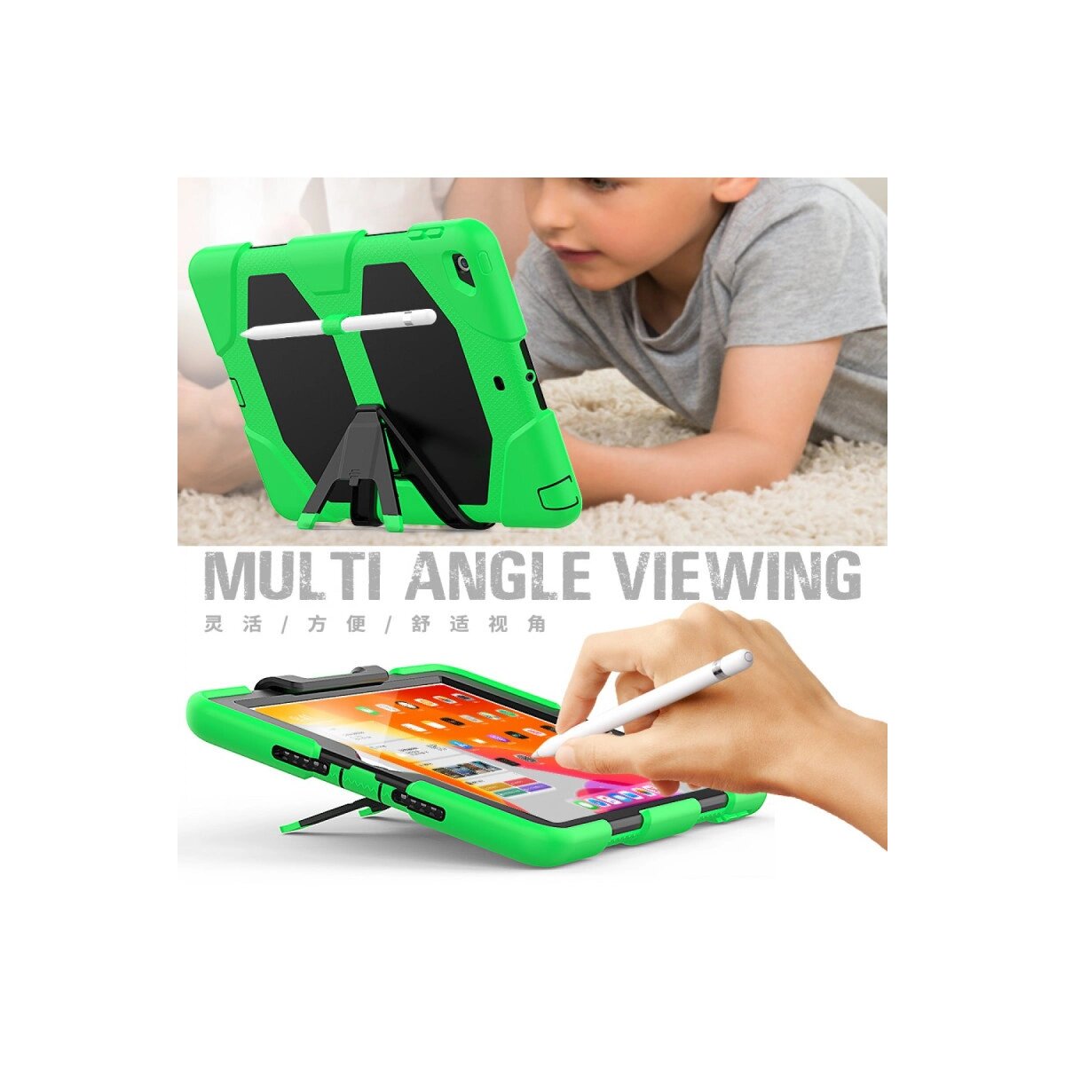 İpad 10.2 (7.nesil) Kılıf Griffin Tablet Kapak - Yeşil İpad 10.2 (7.nesil) Kılıf Griffin Tablet Kapak - Yeşil