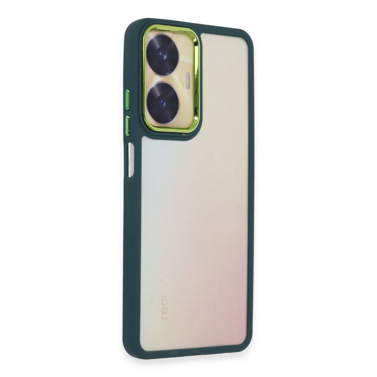 Realme C55 Kılıf Dora Kapak - Haki Yeşil Realme C55 Kılıf Dora Kapak - Haki Yeşil