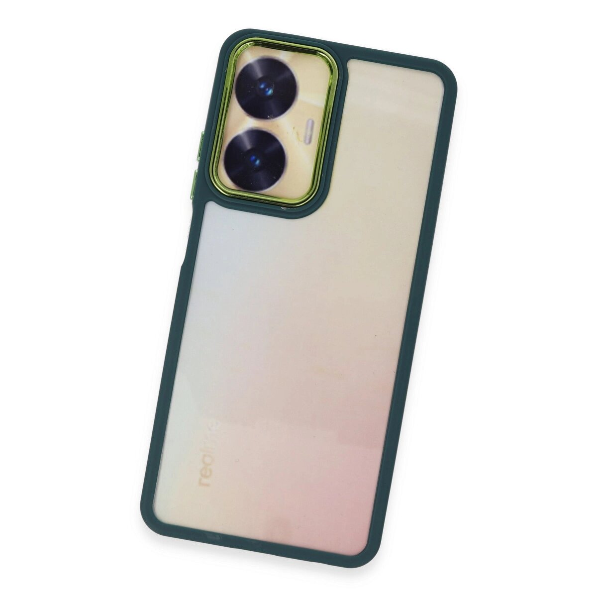 Realme C55 Kılıf Dora Kapak - Haki Yeşil Realme C55 Kılıf Dora Kapak - Haki Yeşil
