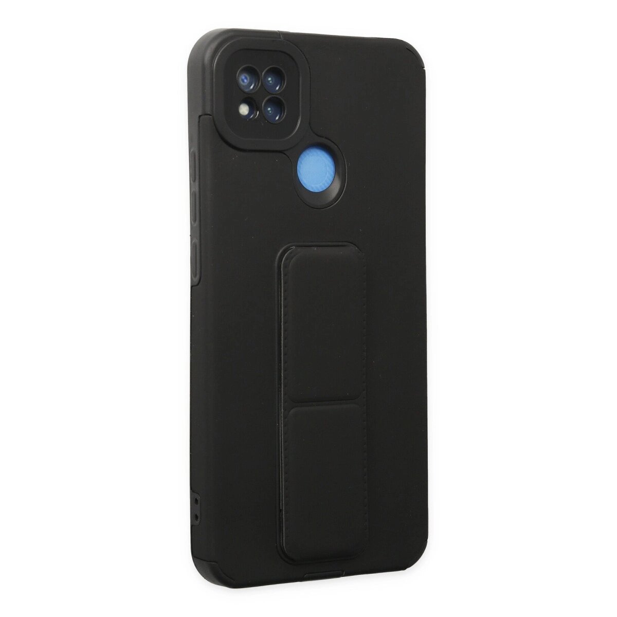 Xiaomi Redmi 9c Kılıf Mega Standlı Silikon - Siyah