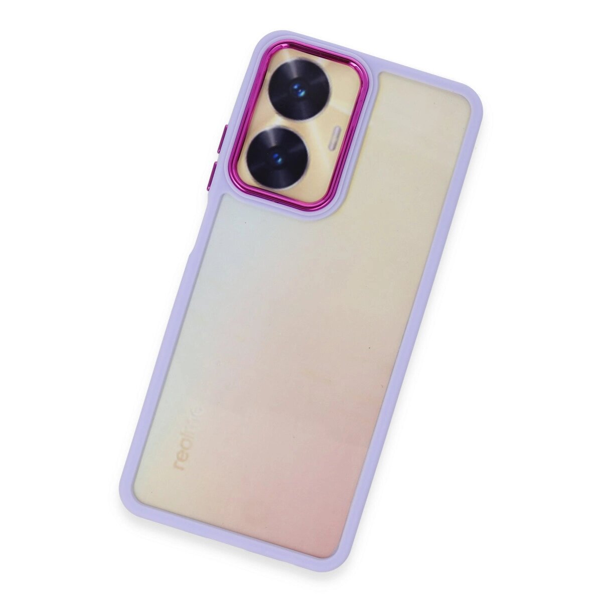 Realme C55 Kılıf Dora Kapak - Lila Realme C55 Kılıf Dora Kapak - Lila
