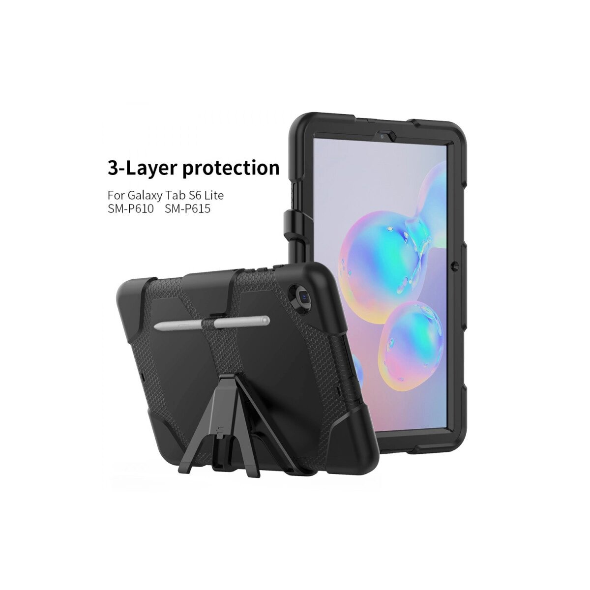 Samsung Galaxy T500 Tab A7 10.4 Kılıf Griffin Tablet Kapak - Siyah Samsung Galaxy T500 Tab A7 10.4 Kılıf Griffin Tablet Kapak - Siyah