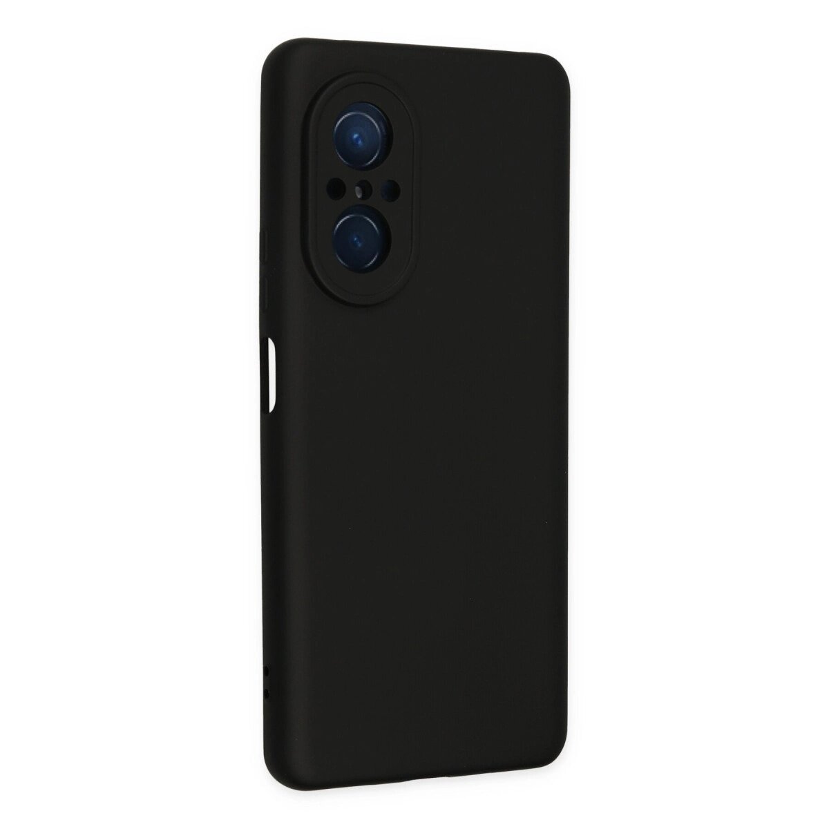 Huawei Nova 9 Se Kılıf Nano İçi Kadife Silikon - Siyah