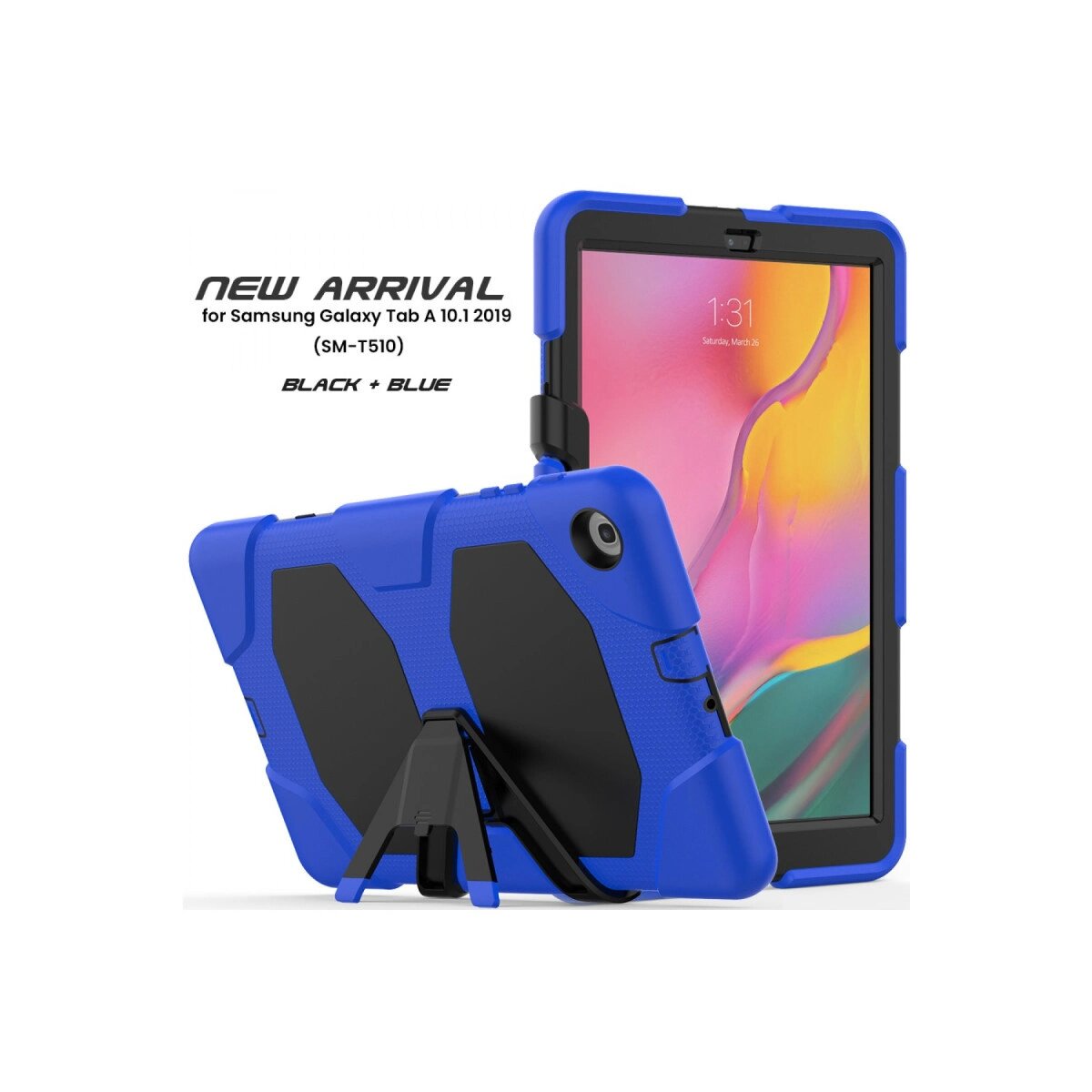 Samsung Galaxy T510 Tab A 10.1 Kılıf Griffin Tablet Kapak - Mavi Samsung Galaxy T510 Tab A 10.1 Kılıf Griffin Tablet Kapak - Mavi