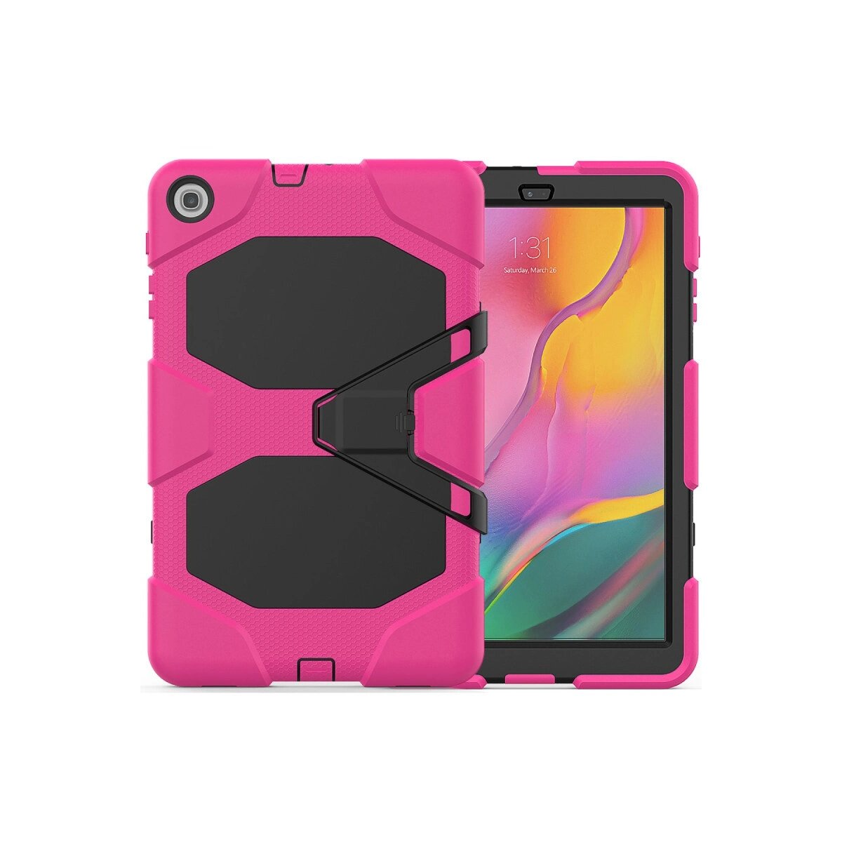 Samsung Galaxy T510 Tab A 10.1 Kılıf Griffin Tablet Kapak - Pembe Samsung Galaxy T510 Tab A 10.1 Kılıf Griffin Tablet Kapak - Pembe