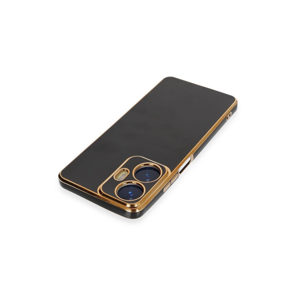 Realme C55 Kılıf Volet Silikon - Siyah Realme C55 Kılıf Volet Silikon - Siyah