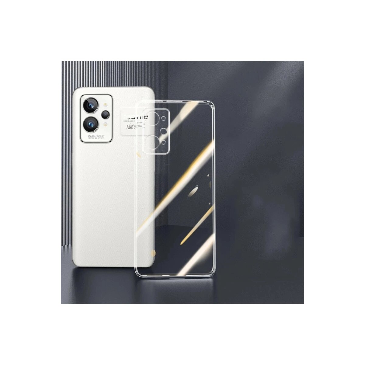 Realme Gt2 5g Kılıf Lüx Şeffaf Silikon