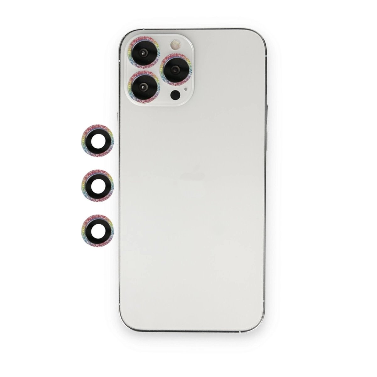 İphone 12 Pro Shine Kamera Lens - Rainbow