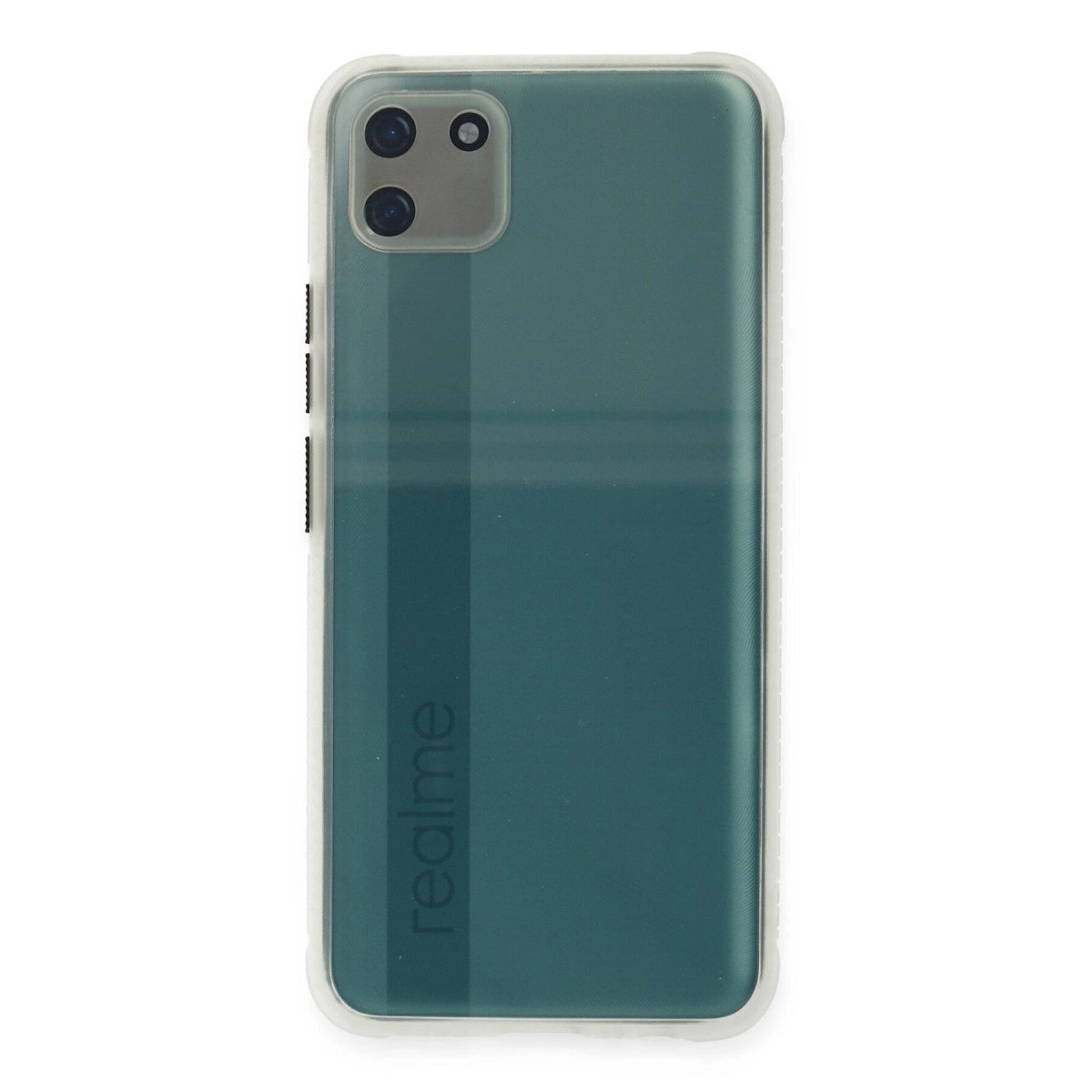 Realme C11 Kılıf Miami Şeffaf Silikon - Şeffaf Realme C11 Kılıf Miami Şeffaf Silikon - Şeffaf