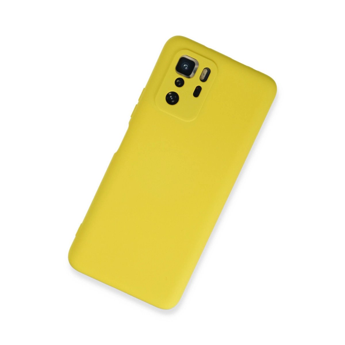 Xiaomi Poco X3 Gt Kılıf Nano İçi Kadife Silikon - Sarı Xiaomi Poco X3 Gt Kılıf Nano İçi Kadife Silikon - Sarı
