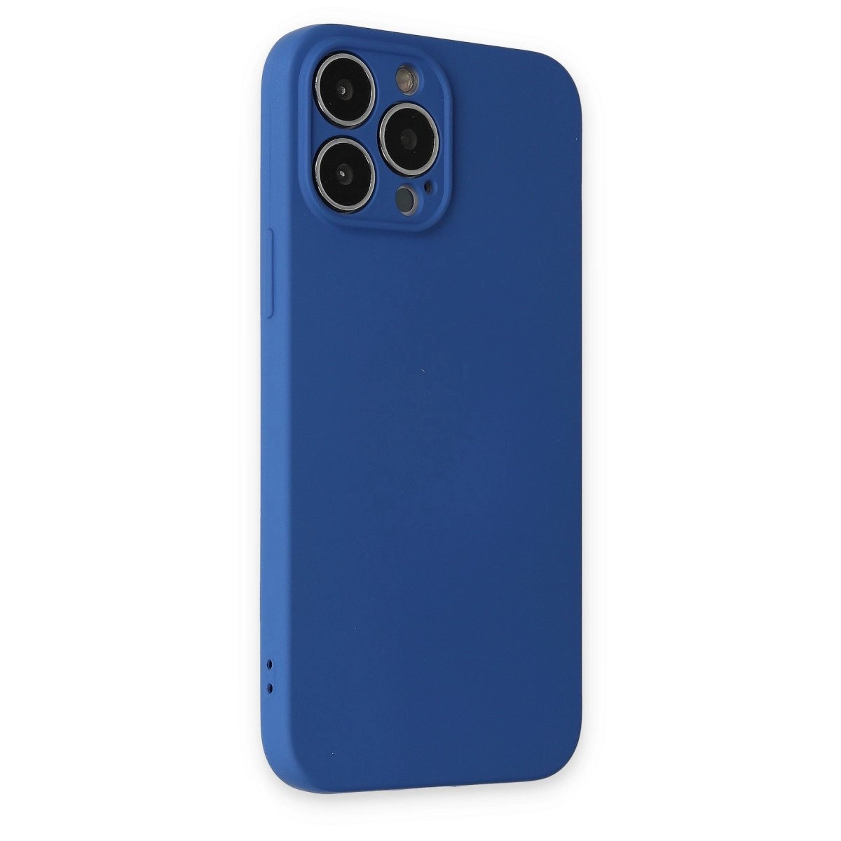 İphone 13 Pro Kılıf Nano İçi Kadife Silikon - Lacivert İphone 13 Pro Kılıf Nano İçi Kadife Silikon - Lacivert