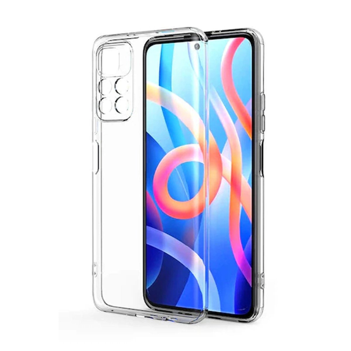 Xiaomi Poco M4 Pro 4g Kılıf Lüx Şeffaf Silikon Xiaomi Poco M4 Pro 4g Kılıf Lüx Şeffaf Silikon